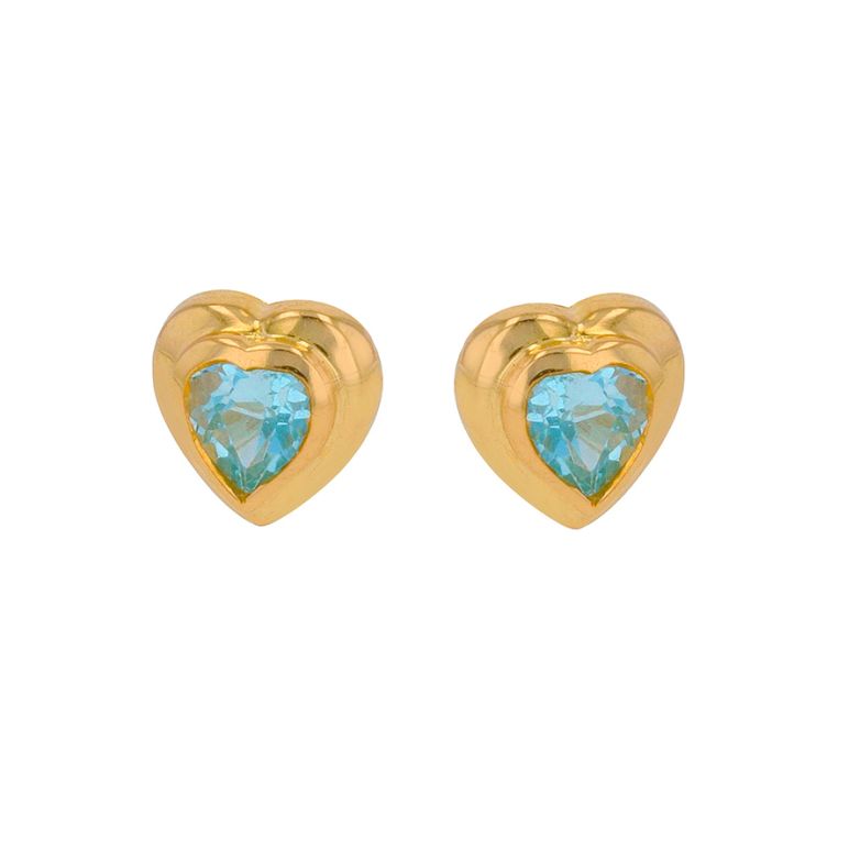 Boucles d'oreilles topazes 0.96 carat or jaune 2.07g Comme neuf -  reconditionné disponible sur Gemme Les Bijoux
